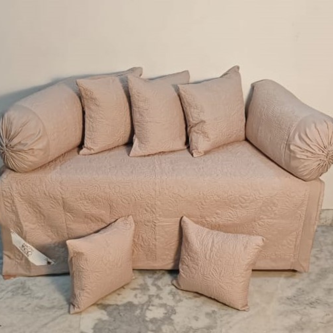 OOA Polycotton Plain Diwan Set