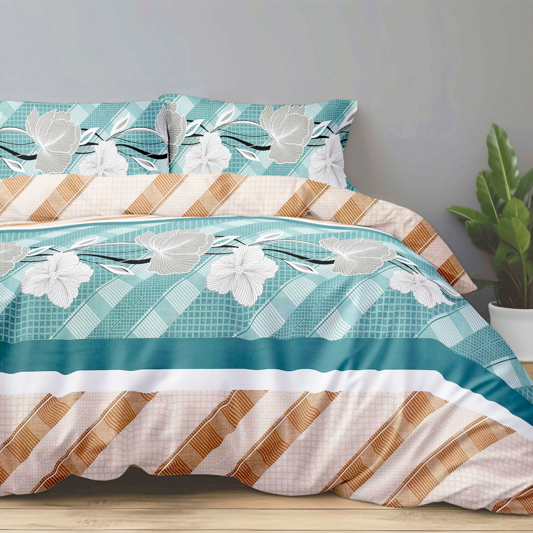 ANTONIA – OOA 300 TC King Size Bedsheet Set
