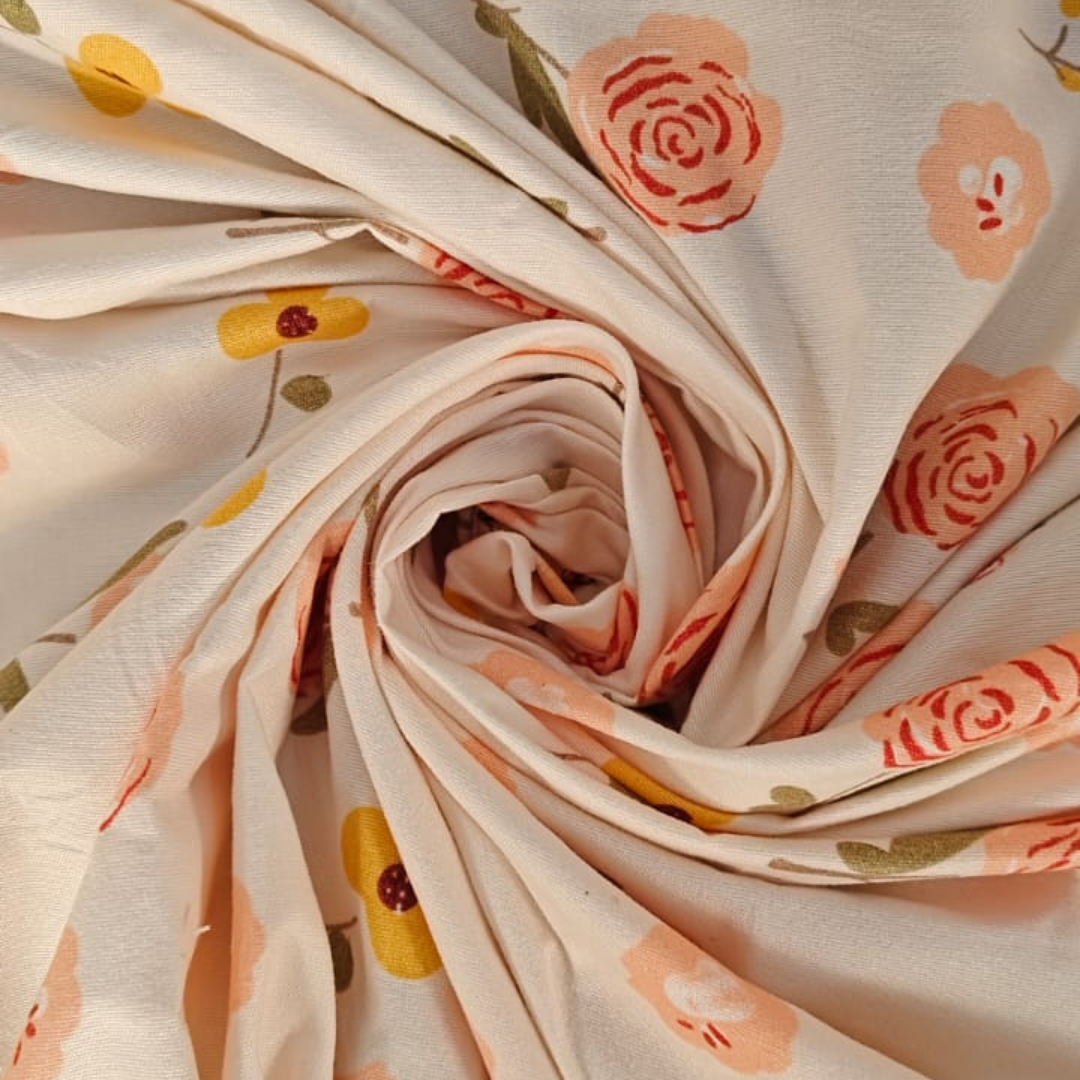 300 TC Glace Cotton Queen Size Bedding Set / Comforter Set