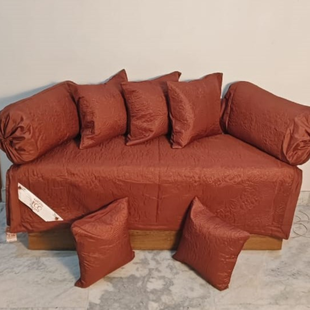 OOA Polycotton Plain Diwan Set